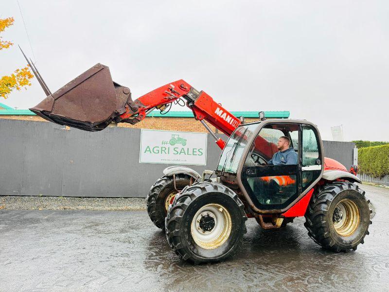 MANITOU MLT 526T TELEHANDLER*C/W BUCKET AND TINES*VIDEO*