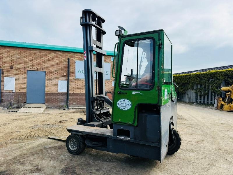 COMBILIFT C4000 DIESEL TRUCK MOUNTED FORKLIFT*C/W FORK POSITIONER*VIDEO*