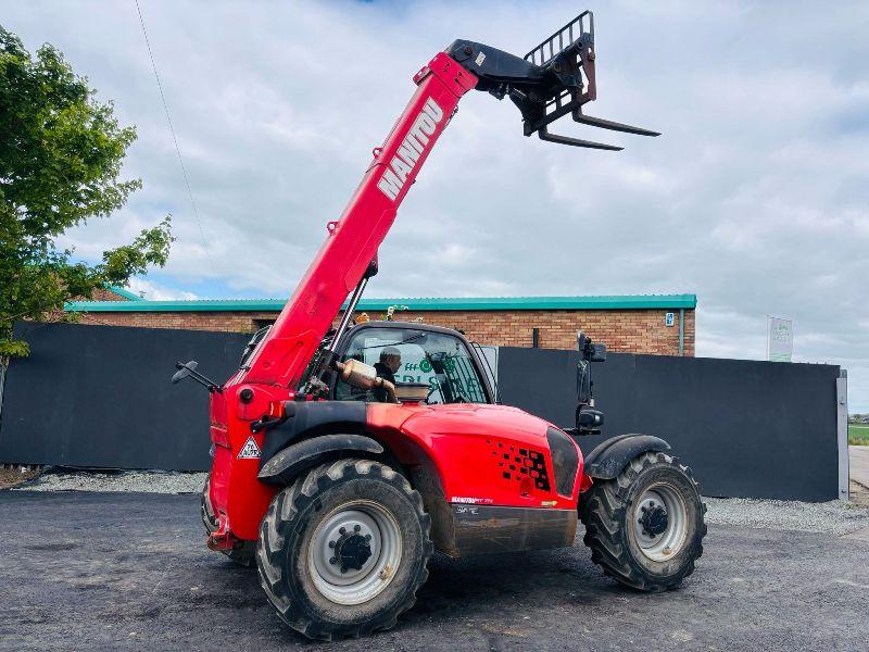 MANITOU MLT732 TELEHANDLER JOYSTICK CONTROLS*YEAR 2018*C/W PALLET TINES*VIDEO*