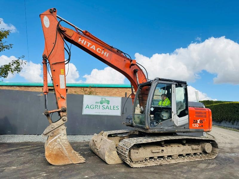 HITACHI ZX130LC-3 TRACKED EXCAVATOR*C/W 2 BUCKETS*VIDEO*