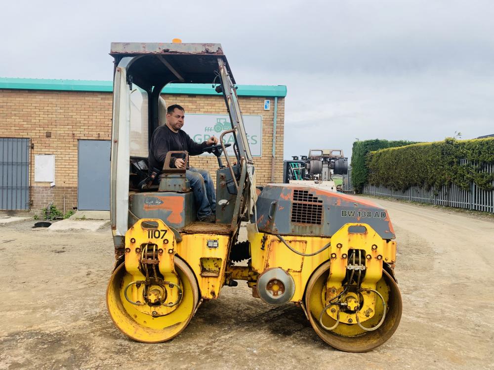 BOMAG BW138AD VIBRATING DRUM ROLLER*C/W DEUTZ ENGINE*VIDEO*