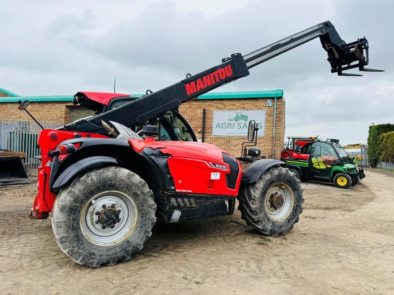 MANITOU MLT 737-130PS TELEHANDLER*YEAR 2018*C/W PALLET TINES*VIDEO*