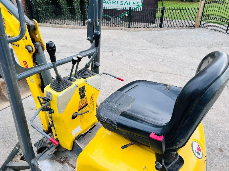 WACKER NEUSON 803 EXCAVATOR *YEAR 2017 , 2838 HOURS* C/W ROLE BAR *VIDEO*