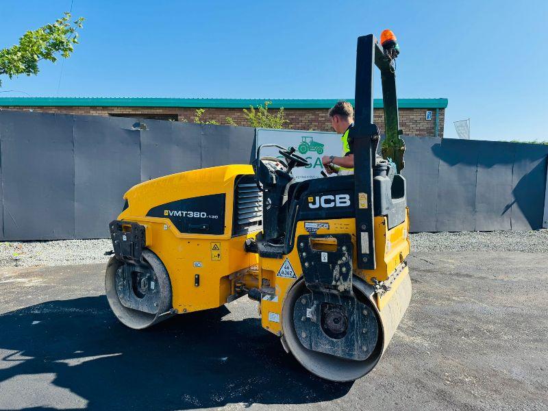 JCB VMT380-130 TANDEM ROLLER*YEAR 2015*VIDEO*