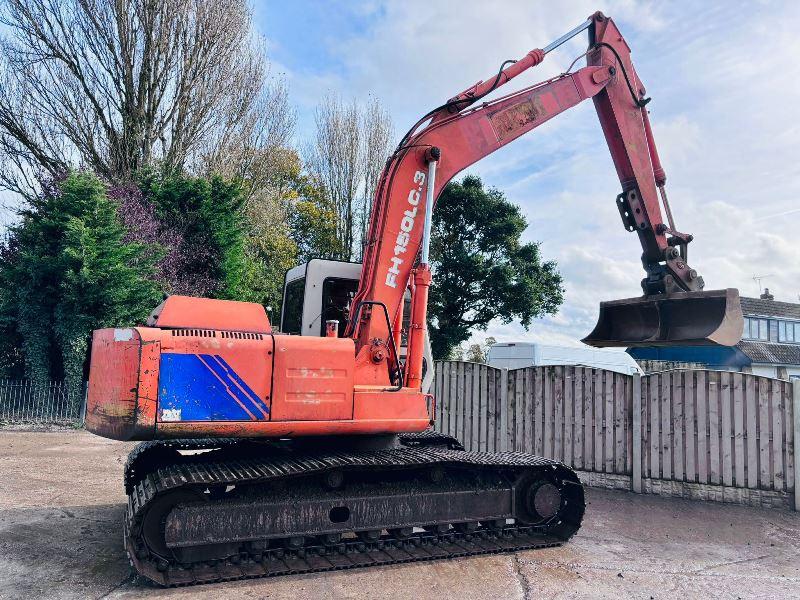 HITACHI FH150LC-3  TRACKED EXCAVATOR C/W QUICK HITCH & BUCKET *VIDEO*