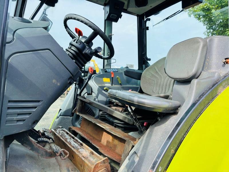 CLAAS AXOS 320 CX*C/W FL100 FRONT LOADER*ONLY 702 HOURS*YEAR 2010*VIDEO*