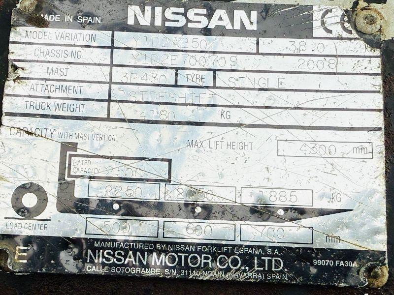 NISSAN B18T SIDESHIFT FORKLIFT*SPARES AND REPAIRS*VIDEO*