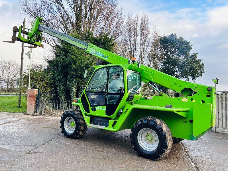 MERLO P60.102 4WD TELEHANDLER *YEAR 2010, 10 METER, 6 TON LIFT* ENGINE SMOKES *VIDEO*