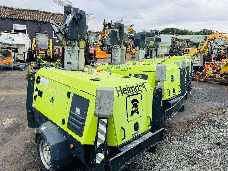 HEIMDALL LIGHTING TOWERS*C/W HYDRAULIC LEGS*YEAR 2015*VIDEO*