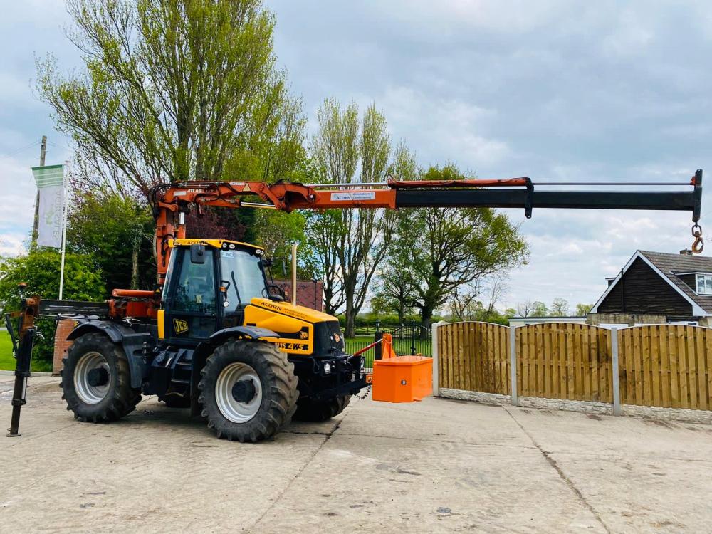 JCB 2135 4WS FASTRAC C/W REMOTE CONTROL ATLAS TEREX 105.6 CRANE YEAR 2006