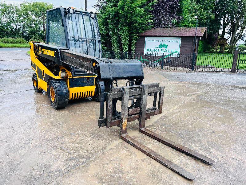JCB TLT35D TELETRUCK C/W PALLET TINES *NON-RUNNER*VIDEO*