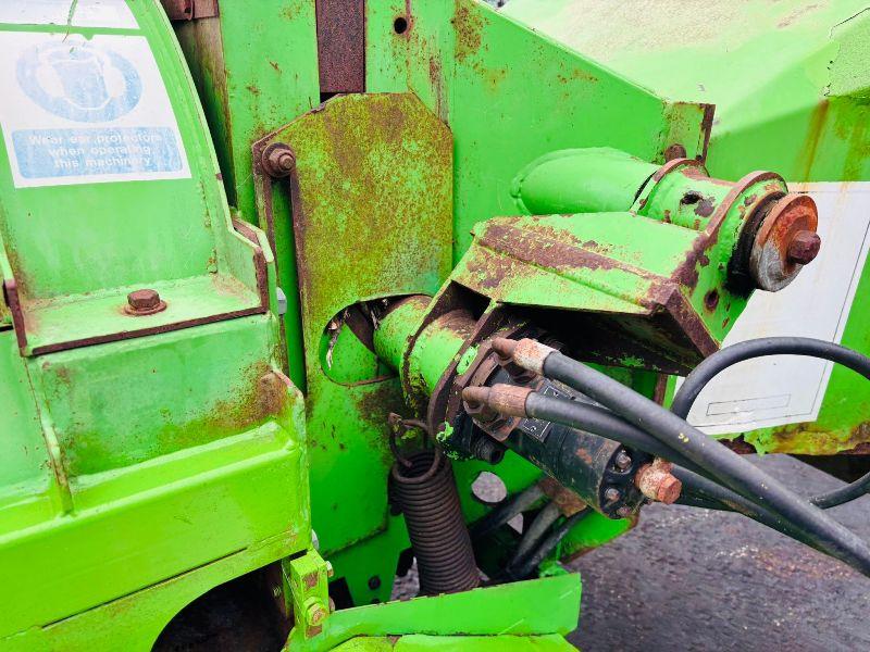 GREEN MECH CM170 TOWABLE WOOD CHIPPER*C/W ISUZU ENGINE*VIDEO*