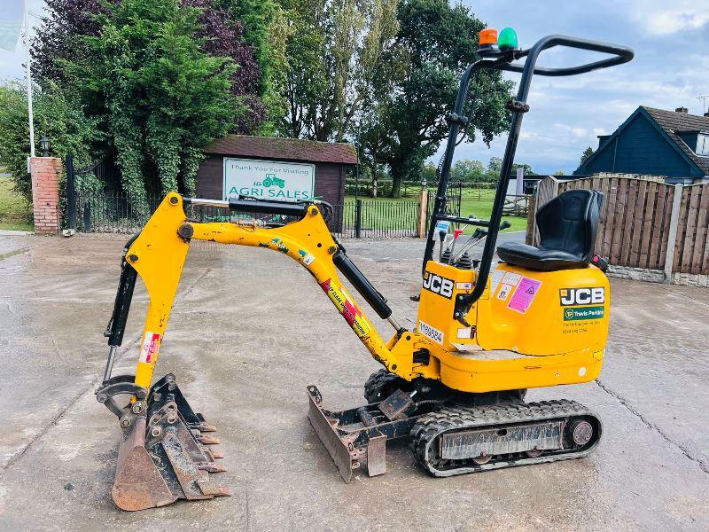 JCB MICRO DIGGER *YEAR 2019, ONLY 338 HOURS* C/W EXPANDING TRACKS *VIDEO*