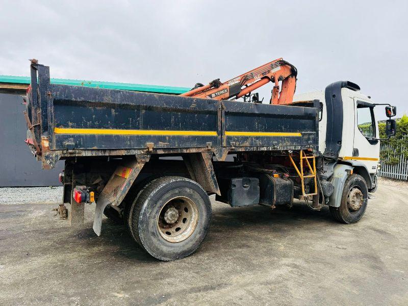DAF LF55.220 4X2 TIPPER LORRY *C/W TEREX TLC 92.2 CRANE*VIDEO*