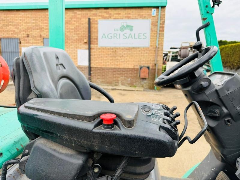 MITSUBISHI FG25NT CONTAINER SPEC FORKLIFT*C/W PALLET TINES*YEAR 2015*VIDEO*