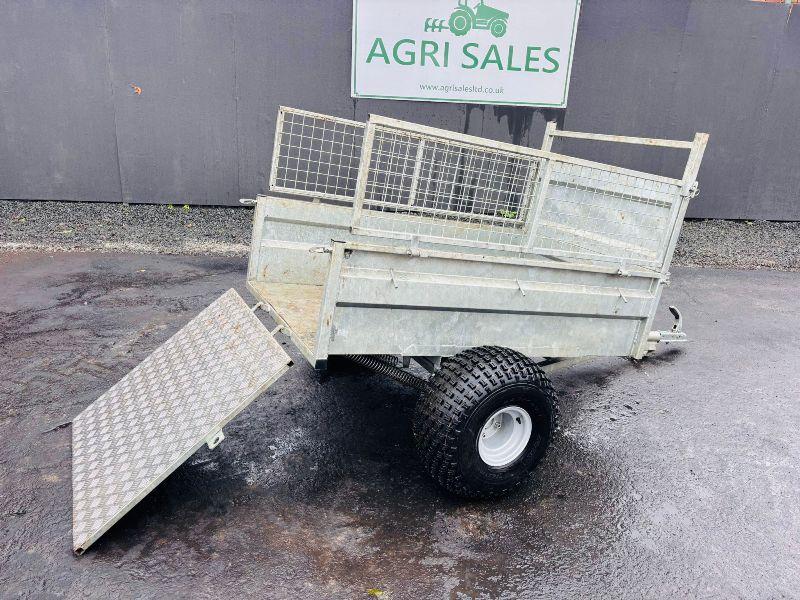 ROB ASTLEY SINGLE AXLE LOW TIP TRAILER*VIDEO*