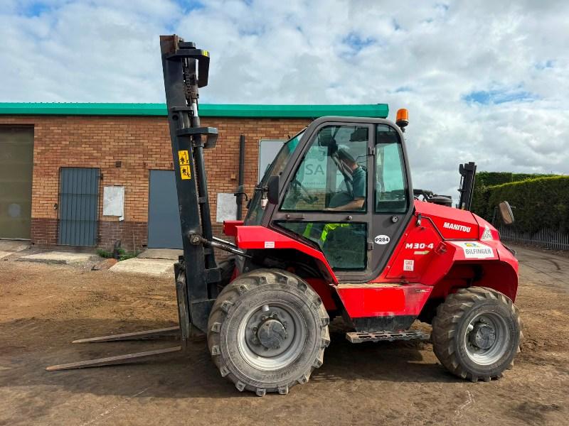 MANITOU M30-4 FORKLIFT*C/W PICK UP HITCH*YEAR 2016*VIDEO*