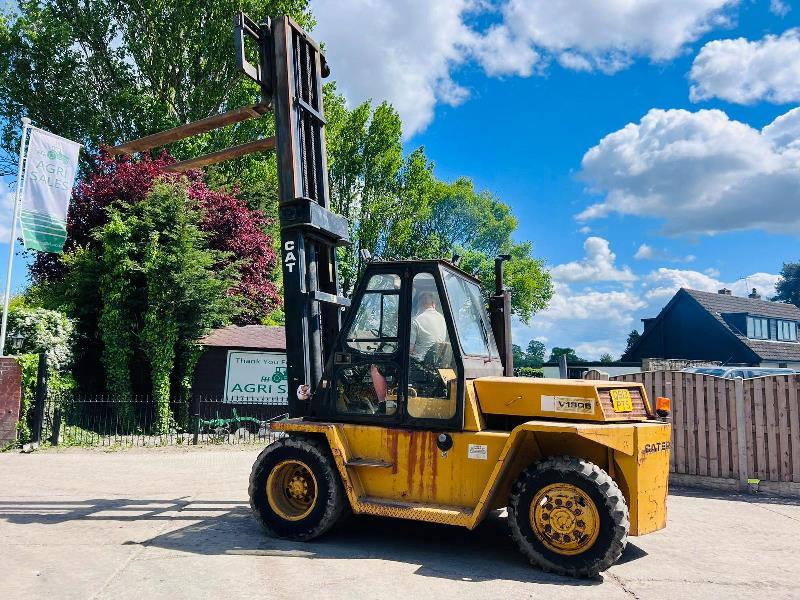CATERPILLAR V180B DIESEL FORKLIFT C/W 2 STAGE MAST *VIDEO*
