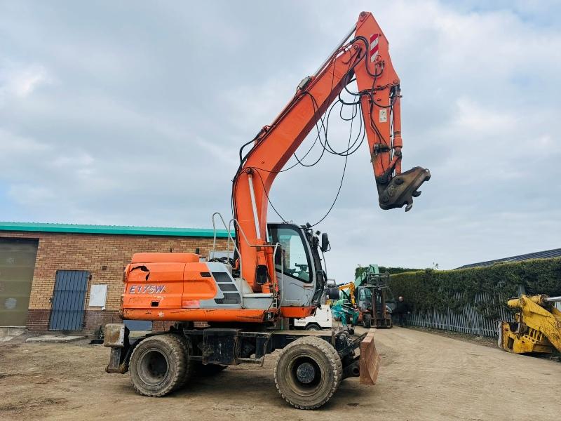 FIAT KOBELCO E175W RUBBER DUCK*C/W FRONT BLADE*VIDEO*