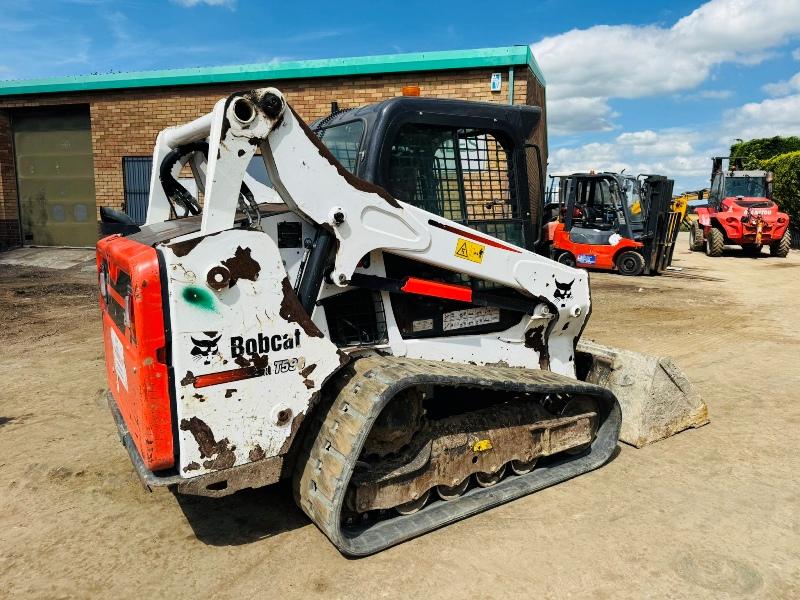 BOBCAT T590 SKIDSTEER*C/W BUCKET*YEAR 2019*1577 HOURS*VIDEO*