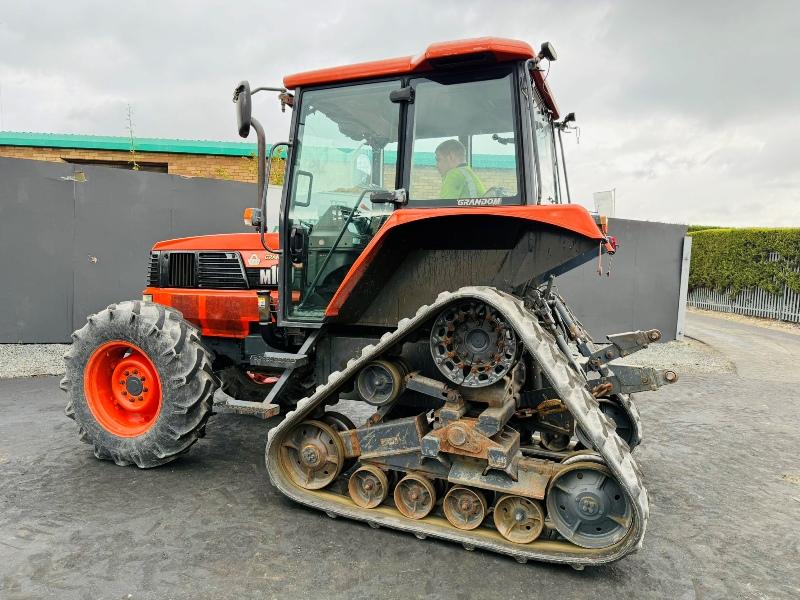 KUBOTA M100 HALF TRACK TRACTOR*C/W REAR LINKAGE & PTO*1216 HOURS*VIDEO*