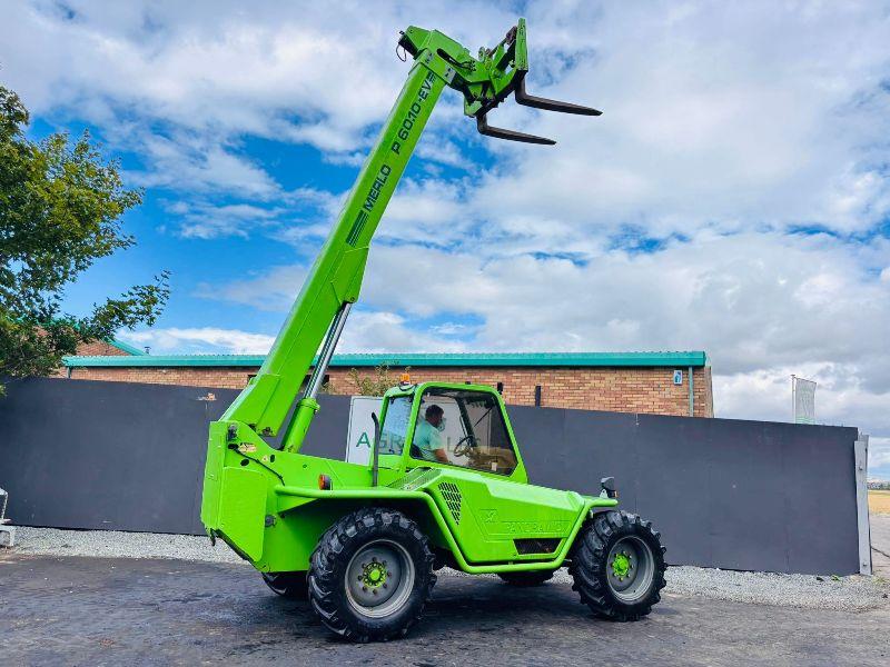 MERLO P60.10 EV TELEHANDLER*C/W PALLET TINES*VIDEO*