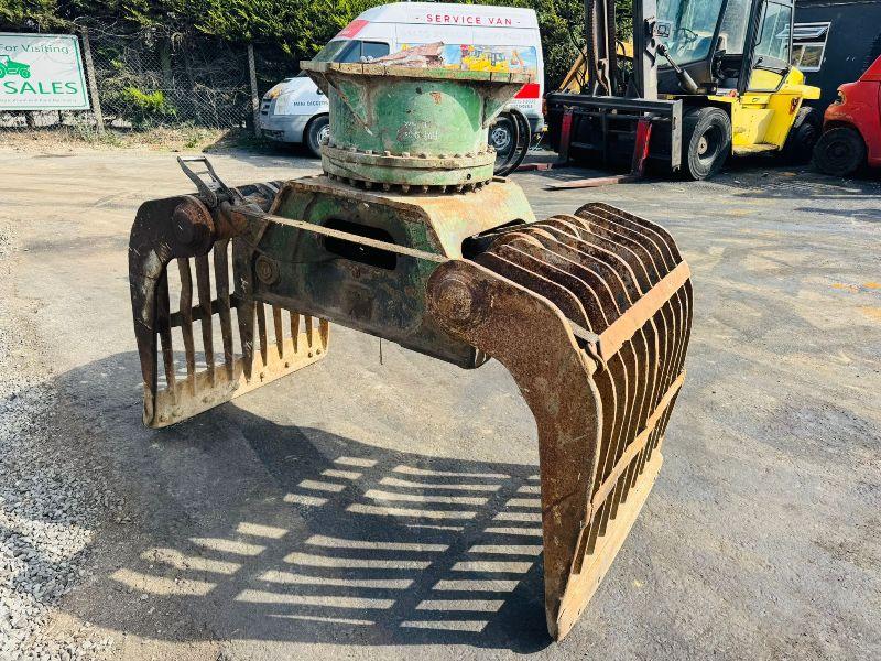 SELECTOR GRAB TO SUIT EXCAVATOR*VIDEO*