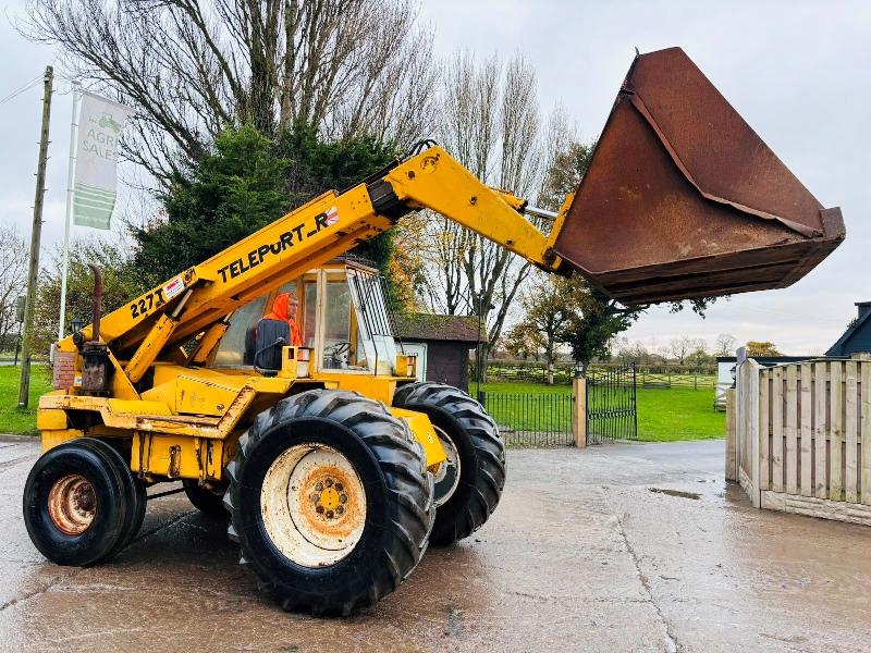 SANDERSON TP227T TELEHANDLER C/W BUCKET *VIDEO*