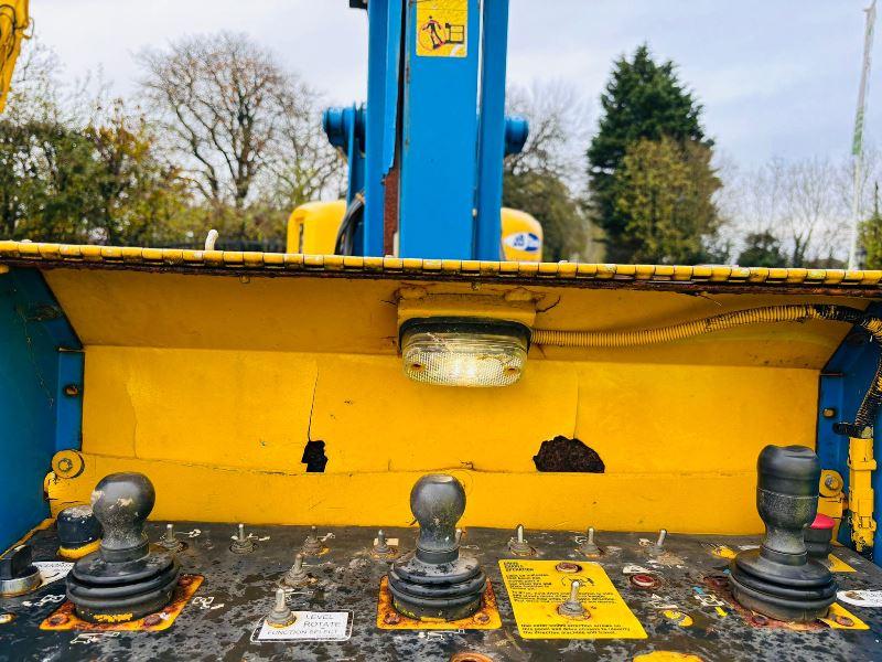 GENIE Z-60/34 4WD RAIL ROAD BOOM LIFT *20.3 METERS, YEAR 2013, 3912 HOURS* VIDEO*