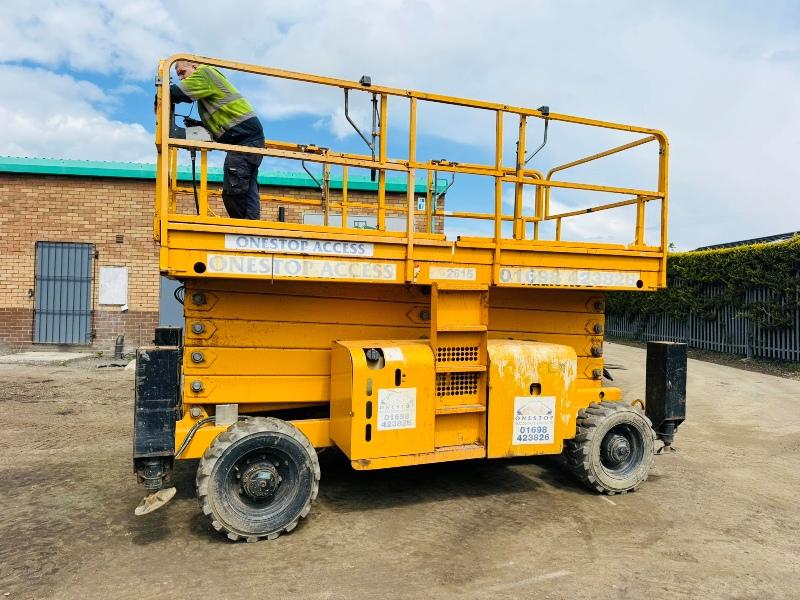 HAULOTTE H18SX 4WD SCISSOR LIFT*2546 HOURS*YEAR 2016*VIDEO*