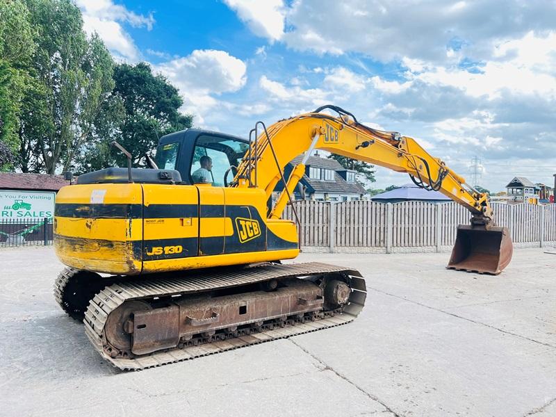 JCB JS130 TRACKED EXCAVATOR C/W QUICK HITCH & BUCKET *VIDEO*