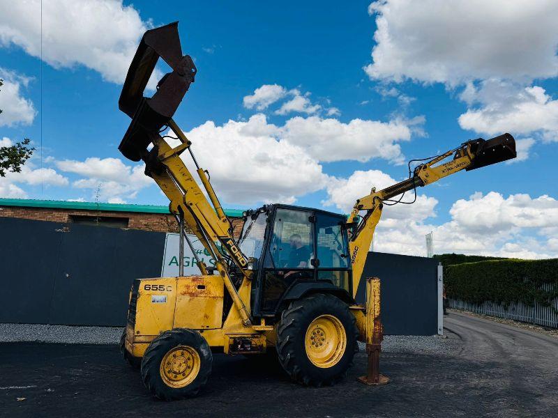 FORD NEW HOLLAND 655C BACKHOE DIGGER*C/W EXTENDING DIG*VIDEO*