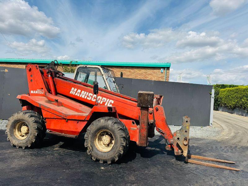 MANITOU MT1230 SCP TELEHANDLER*C/W JACK LEGS AND PALLEET TINES*VIDEO*