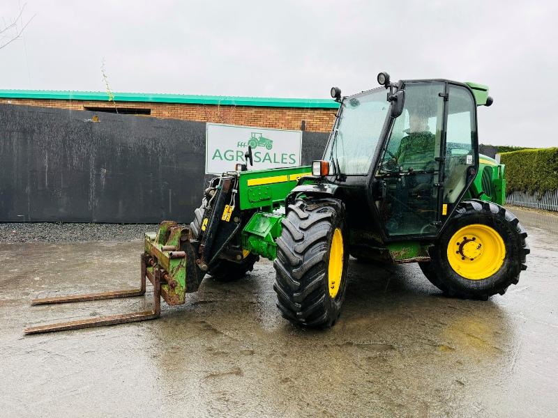 JOHN DEERE 3215 TURBO TELEHANDLER*AG SPEC*C/W PALLET TINES*VIDEO*