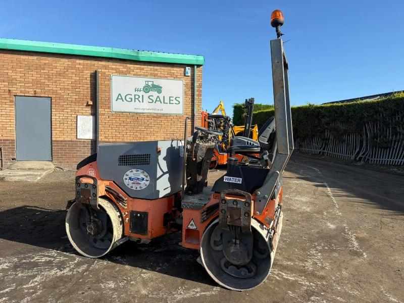 HAMM HD12 DOUBLE DRUM ROLLER *2111 HOURS*C/W ROLL BAR*VIDEO*