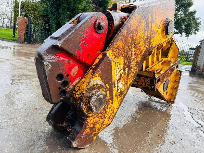 HYDRAULIC DEMOLITION SHEAR TO SUIT 10-12 TON EXCAVATOR *VIDEO*
