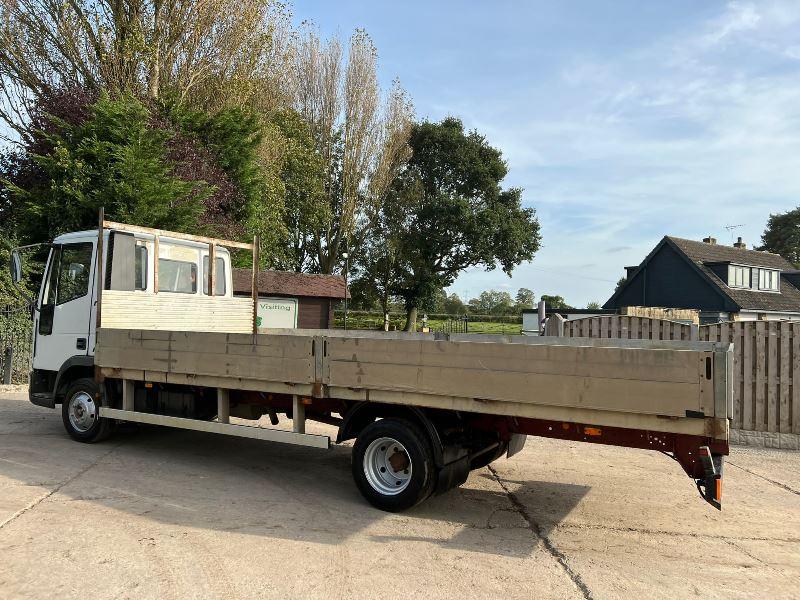 IVECO CARGO CGR75E15 4X2 FLAT BED LORRY C/W DROP SIDE BODY *VIDEO*