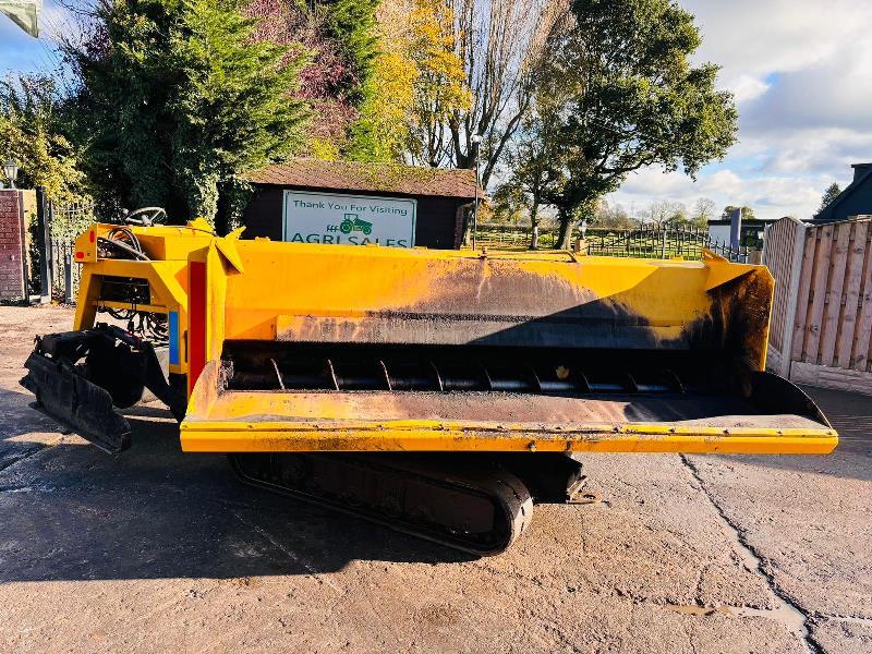 BITELLI BB611 TRACKED ASHPELT PAVER C/W 360 DEGREE SLEW HOPPER *VIDEO*