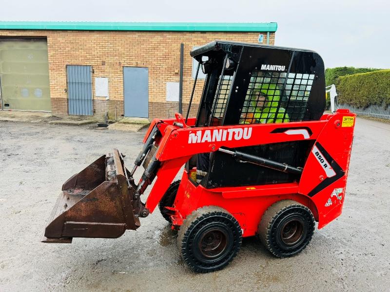 MANITOU 850R SKIDSTEER*C/W BUCKET*ONLY 615 HOURS*YEAR 2022*VIDEO*