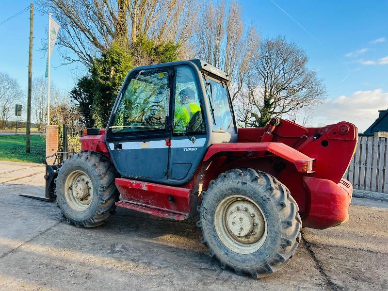 MANITOU MT1240 4WD TELEHANDLER * 12 METER * C/W PALLET TINES *VIDEO*