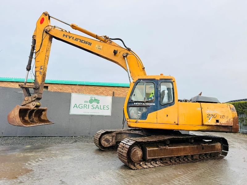 HYUNDAI ROBEX 220LC-3 EXCAVATOR*C/W BUCKET*VIDEO*