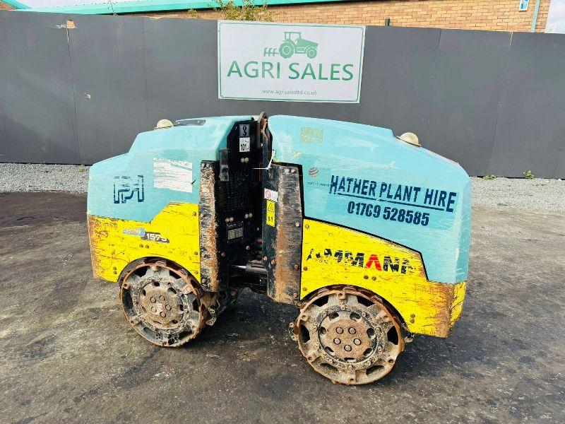 AMMANN ARR.1575 REMOTE CONTROL PADFOOT TRENCH ROLLER*YEAR 2019*VIDEO*