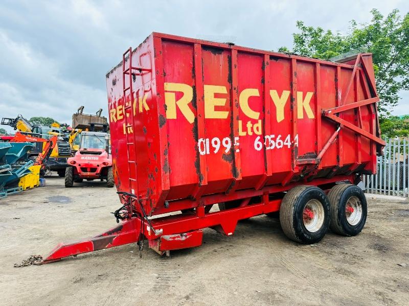 HORN MACHINERY 10 TONNE TIPPING TRAILER*VIDEO*