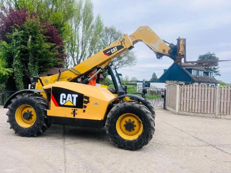 CATERPILLAR TH406AG 4WD TELEHANDLER *AG-SPEC , YEAR 2012* C/W PALLET TINES *VIDEO*