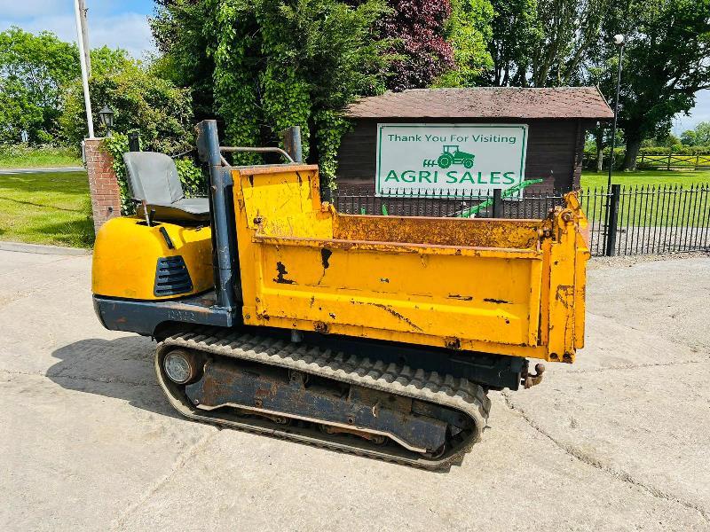 TRACKED DUMPER C/W DROP SIDE'S TIPPING BODY & RUBBER TRACKS *VIDEO*