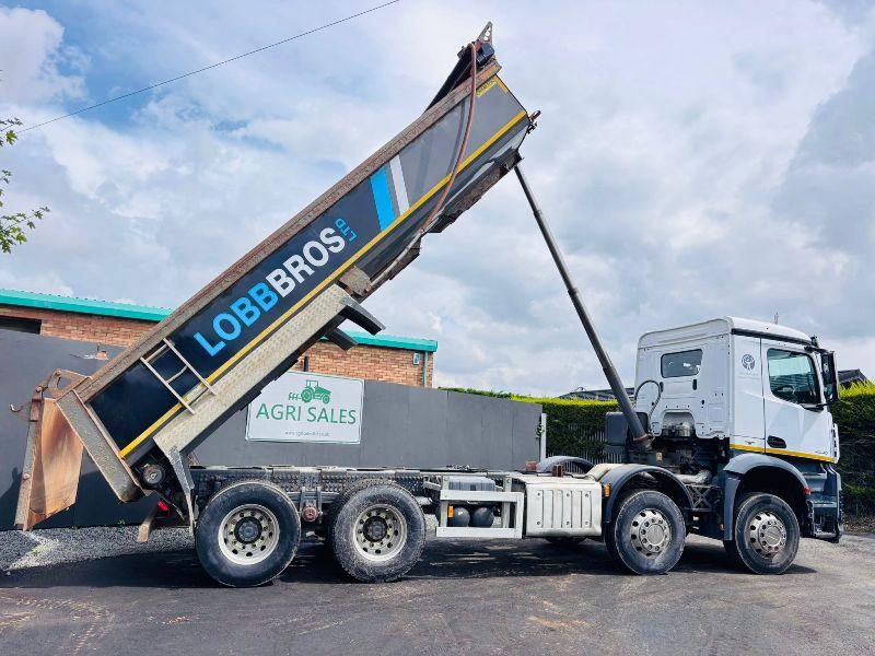 MERCEDES AROCS 3240K 8X4 TIPPER TRUCK*C/W EASY SHEET*YEAR 2016*VIDEO*