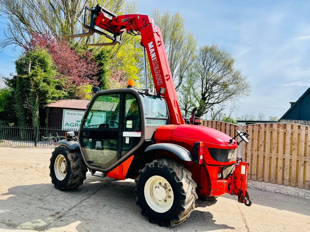 MANITOU MLT526 TURBO TELEHANDLER *AG-SPEC* C/W PICK UP HITCH *SEE VIDEO*