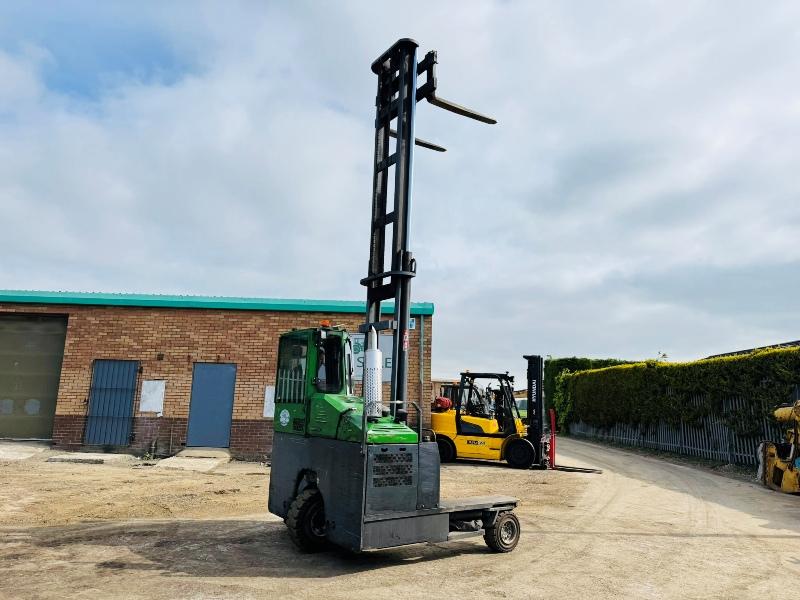 COMBILIFT C4000 DIESEL TRUCK MOUNTED FORKLIFT*C/W FORK POSITIONER*VIDEO*