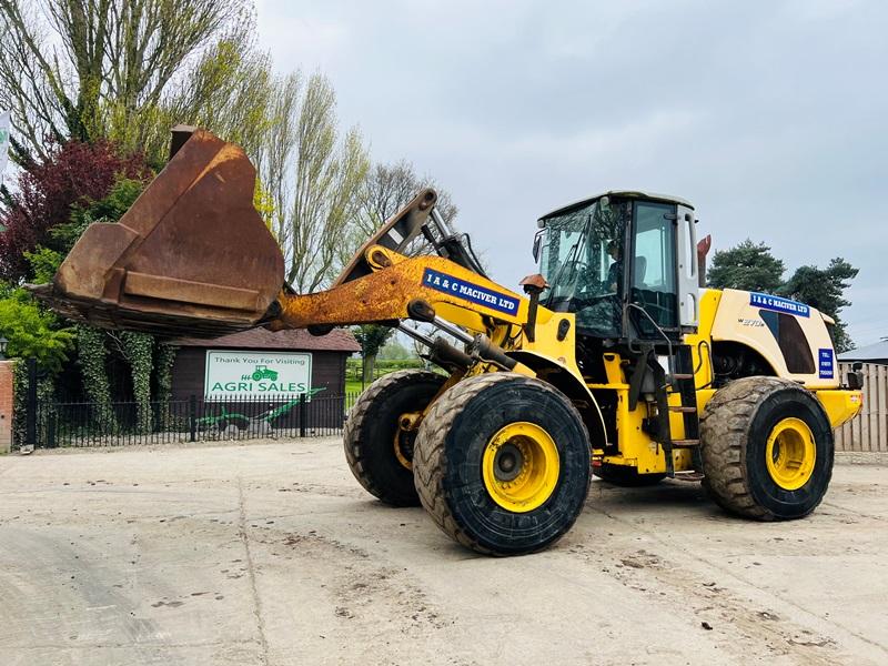 NEW HOLLAND W270B 4WD LOADING SHOVEL C/W LOAD MASTER 8000IX *VIDEO*