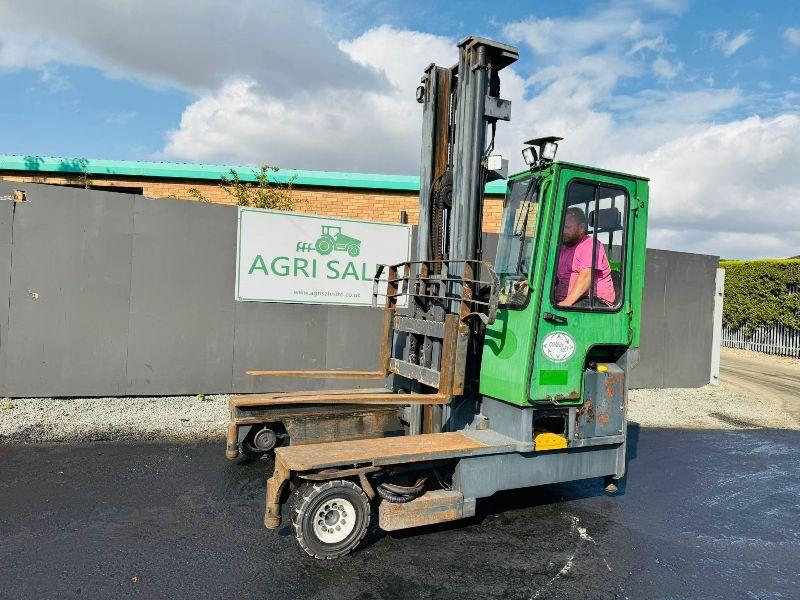 COMBILIFT C4500 DIESEL TRUCK MOUNTED FORKLIFT*C/W FORK POSITIONER*VIDEO*